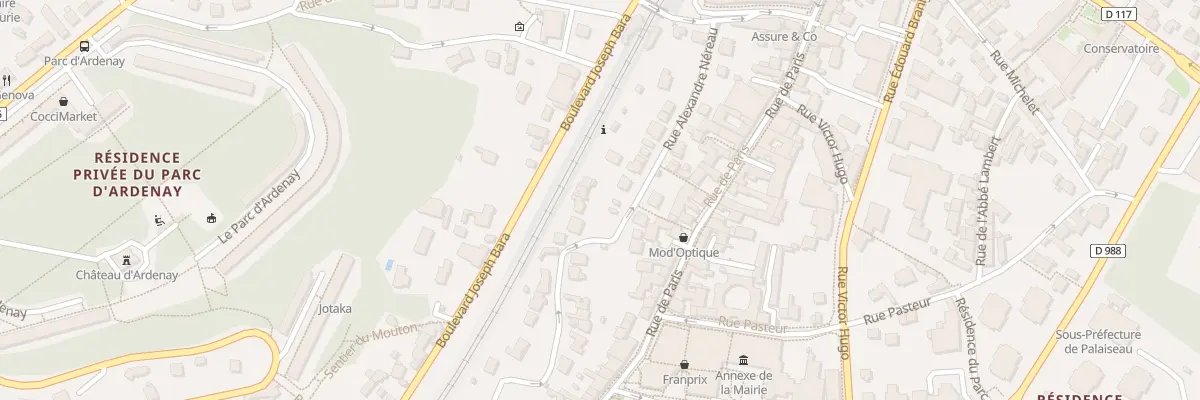 Plan du 24 Rue Alexandre Néreau à Palaiseau