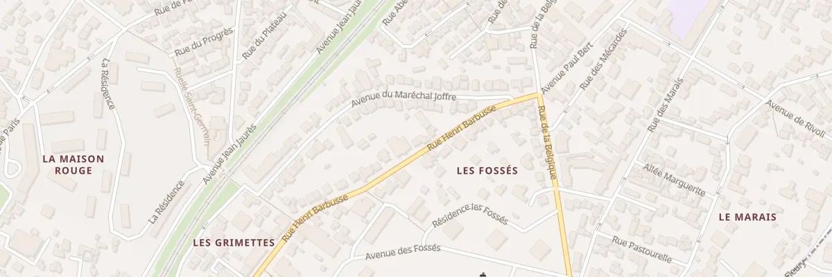 Plan du 18 Rue Henri Barbusse à Meudon