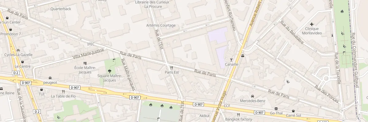 Plan du 46 Rue de Paris à Boulogne-Billancourt