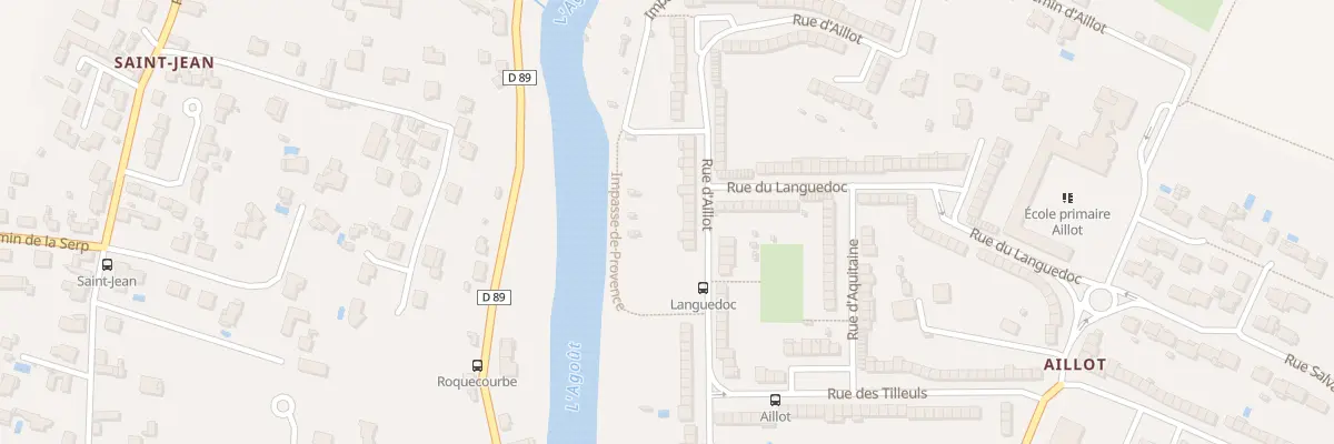Plan du 33 Rue d’Aillot à Castres