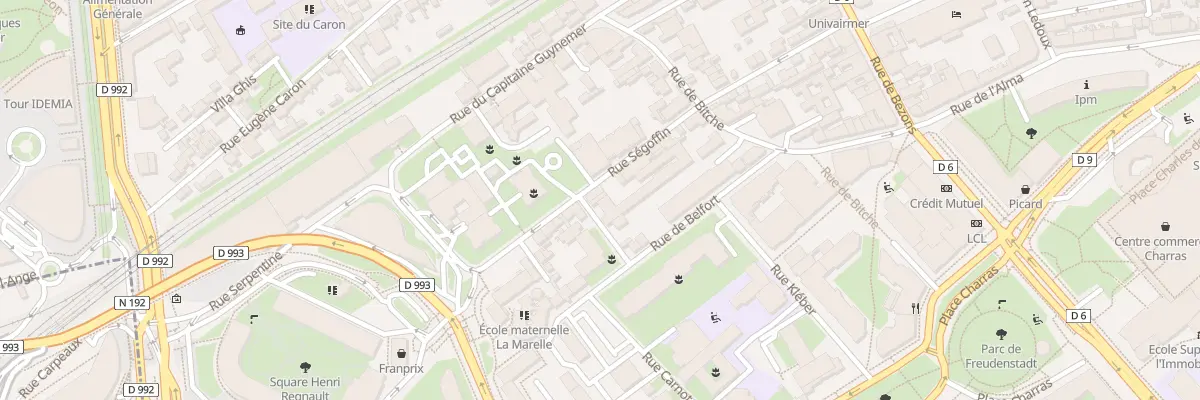 Plan du 10 Rue Du Sergent Bobillot à Courbevoie