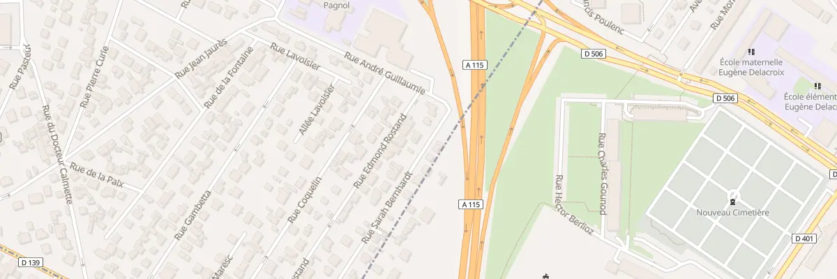 Plan du 33 Rue Sarah Bernhardt au Plessis-Bouchard