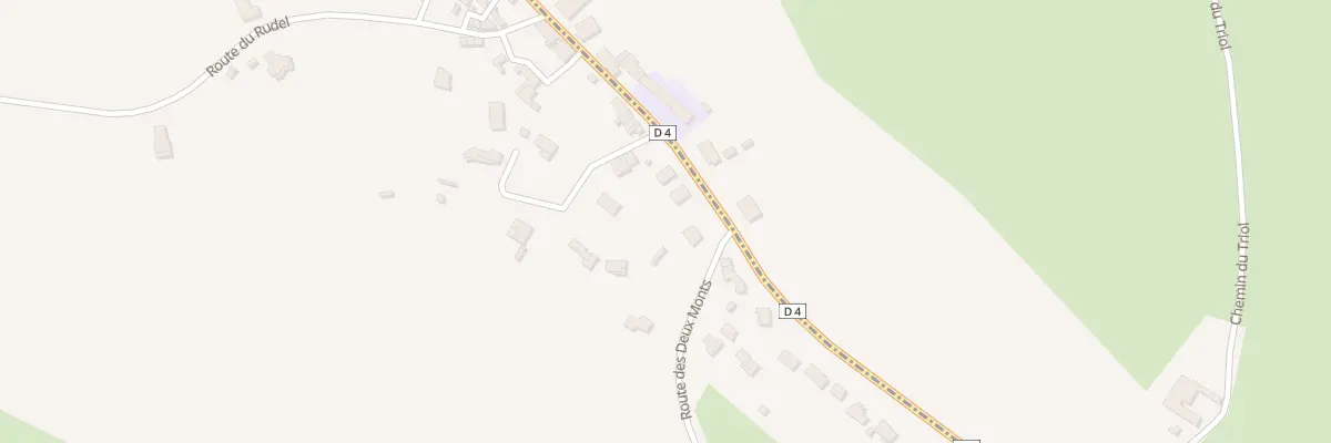 Plan du 161 Rte des deux Monts à Montfa