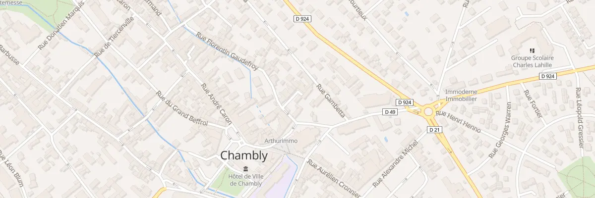 Plan du 49 Rue Florentin Gaudefroy à Chambly