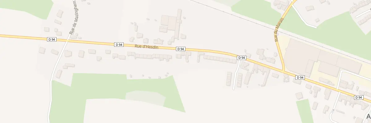 Plan du 776 Rue d’Hesdin à Anvin