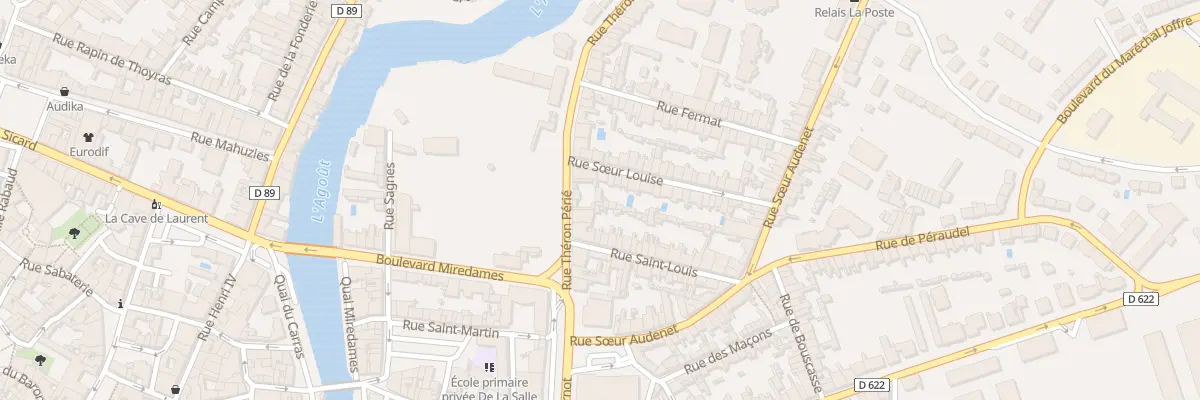Plan du 2 Rue Soeur Louise à Castres