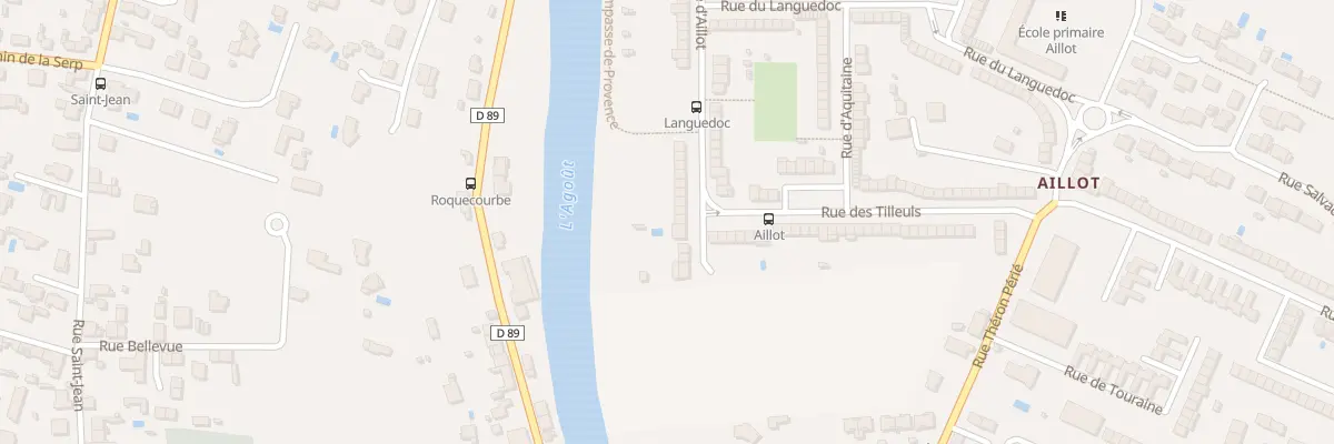 Plan du 9 Rue d’Aillot à Castres