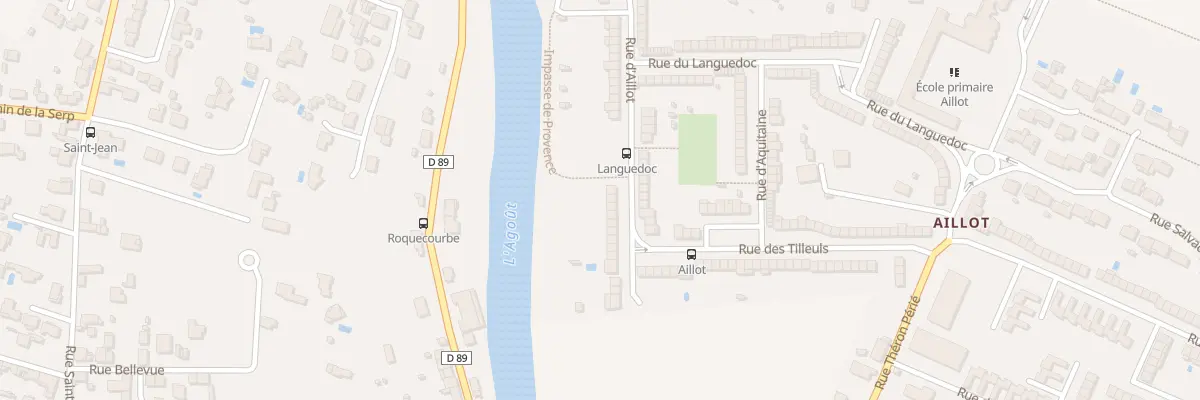 Plan du 23 Rue d’Aillot à Castres