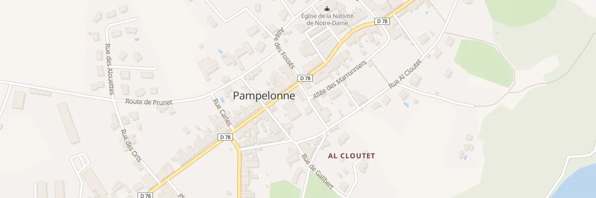 Plan du 20 Av du Viaur à Pampelonne