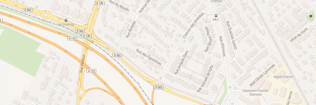 Plan du 23 Rue des Eglantines à Saint-Leu-la-Forêt