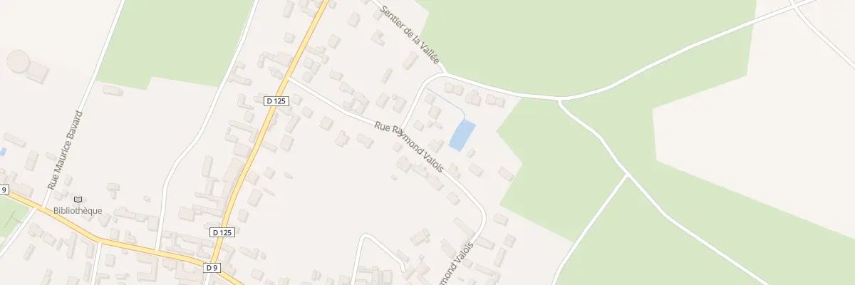 Plan du 24 Rue Raymond Valois à Haudivillers