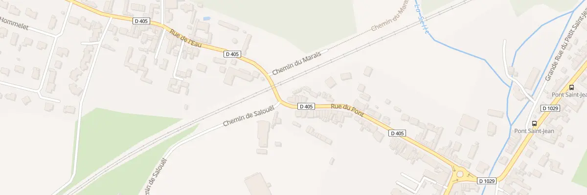 Plan du 1 Rue du Pont à Pont-de-Metz