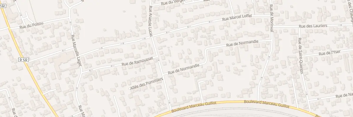 Plan du 46 Rue de Normandie à Argenteuil