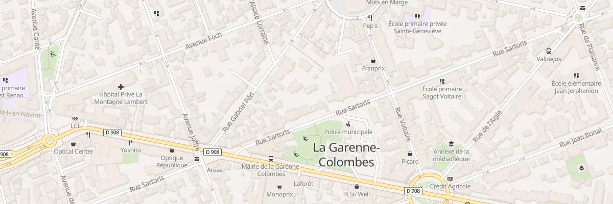 Plan du 64 Rue Sartoris à La Garenne-Colombes