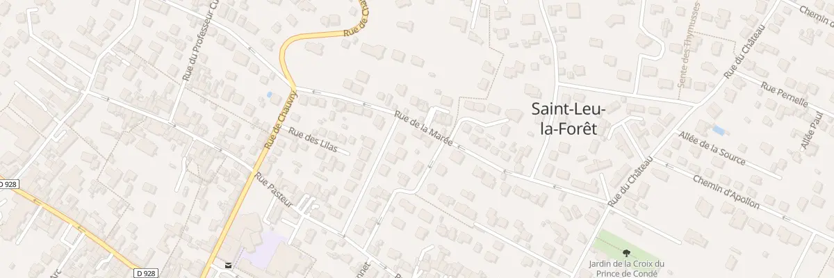 Plan du 29 Rue de la Marée à Saint-Leu-la-Forêt