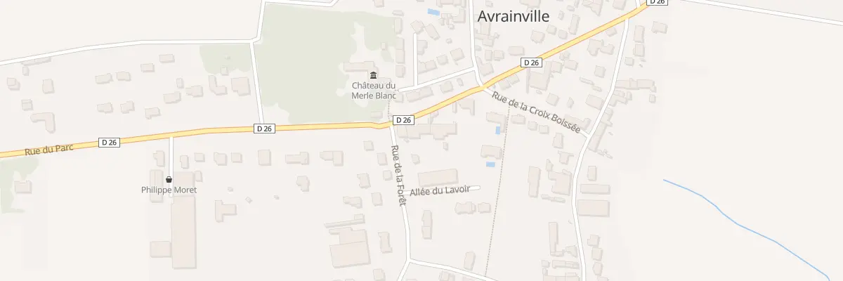 Plan du 2 Gr Grande Rue à Avrainville