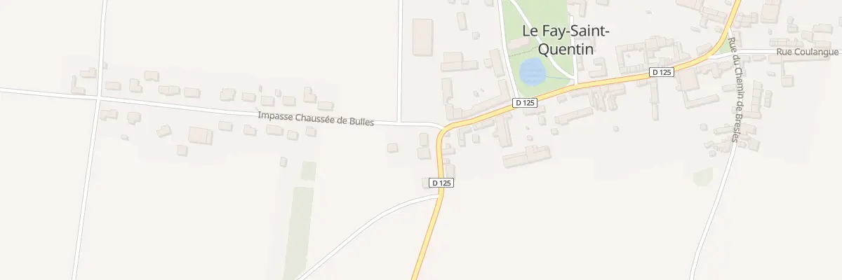 Plan du 5 Rue de la Franche Mare au Fay-Saint-Quentin