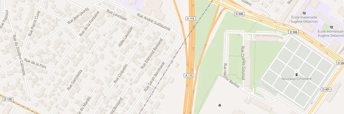 Plan du 32 Rue Sarah Bernhardt au Plessis-Bouchard
