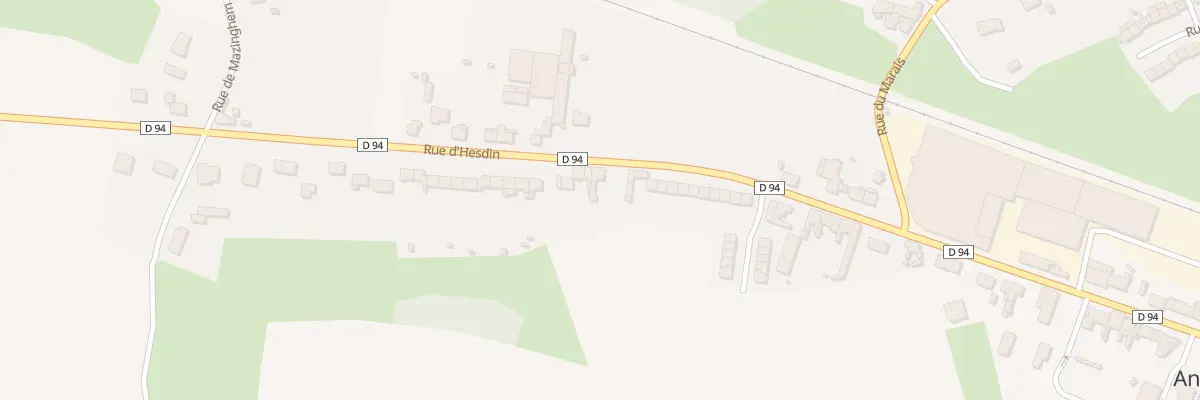 Plan du 770 Rue d’Hesdin à Anvin