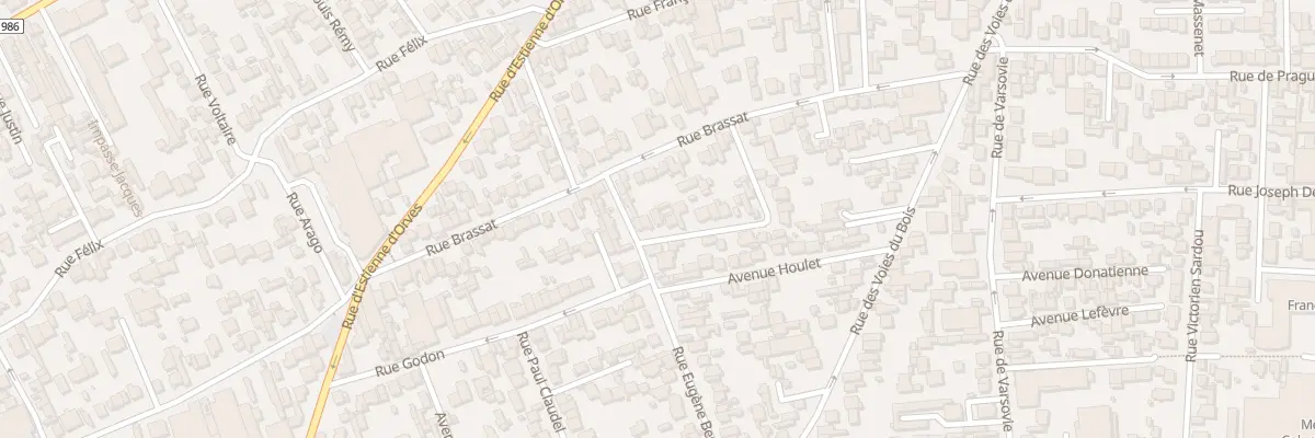 Plan du 28 Rue Serpente à Colombes