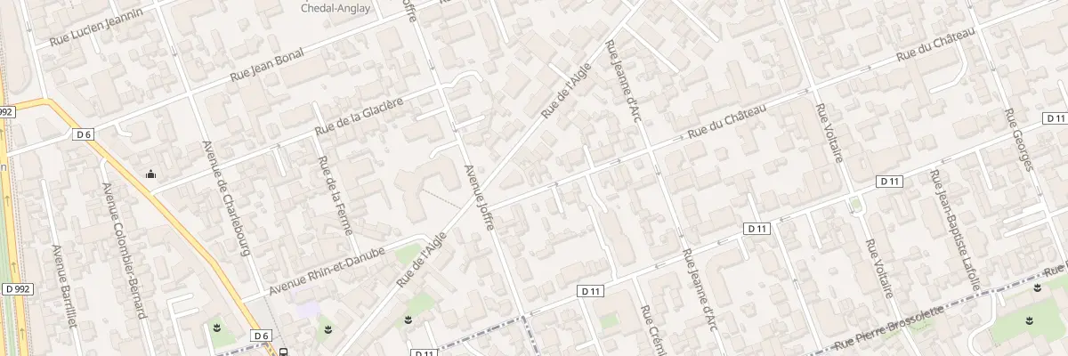 Plan du 68B Rue du Château à La Garenne-Colombes