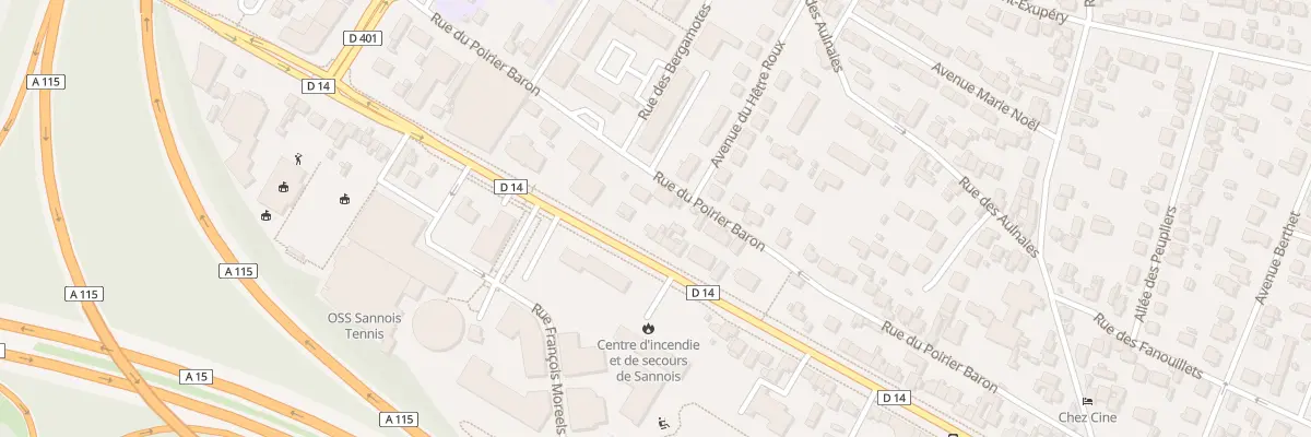 Plan du 47 Rue du Poirier Baron à Sannois