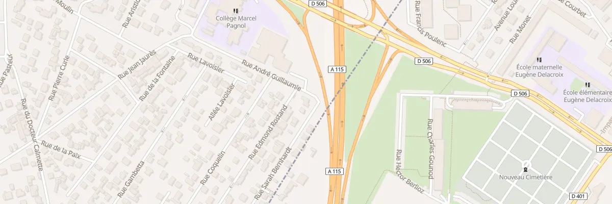 Plan du 39 Rue Sarah Bernhardt au Plessis-Bouchard