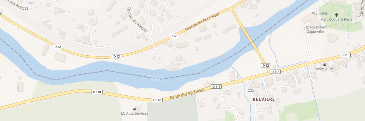 Plan du 157 Le Moulin à Montazels