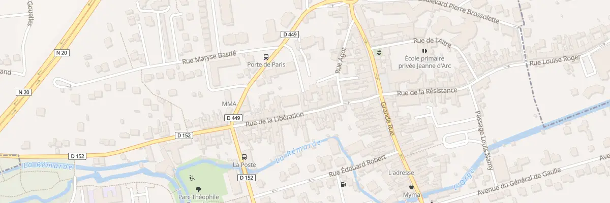Plan du 14 Rue de la Libération à Arpajon