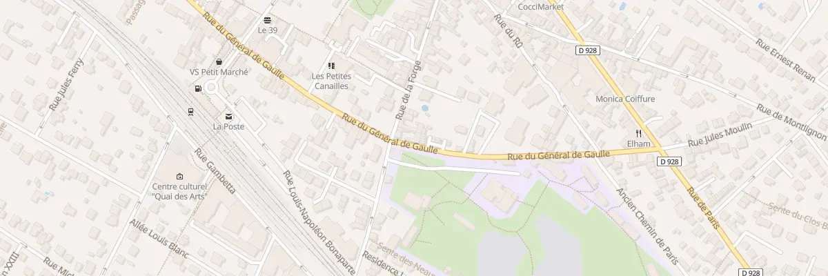 Plan du 38 Rue du Général de Gaulle à Saint-Leu-la-Forêt