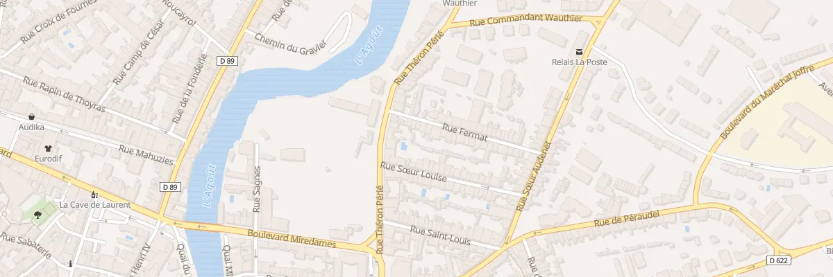 Plan du 6 Rue Fermat à Castres