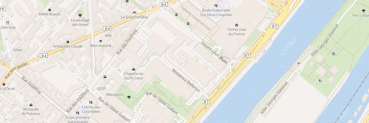 Plan du 37 Quai de Dion Bouton à Puteaux