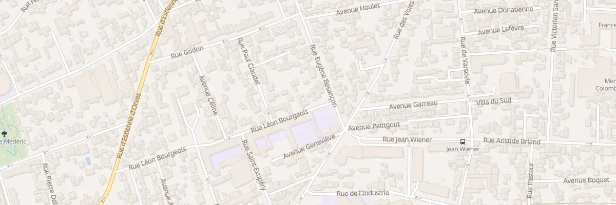 Plan du 6 Rue Léon Bourgeois à Colombes