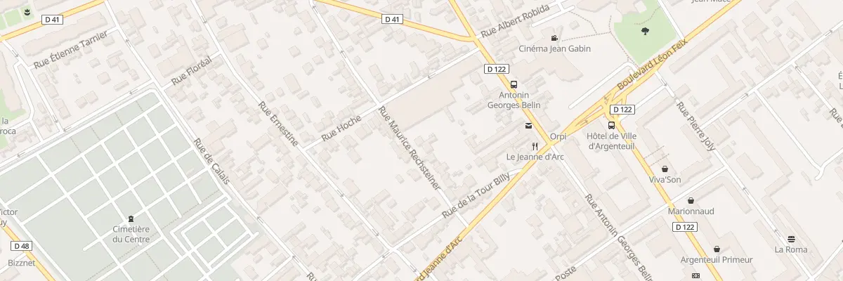 Plan du 16 Rue Maurice Rechsteiner à Argenteuil