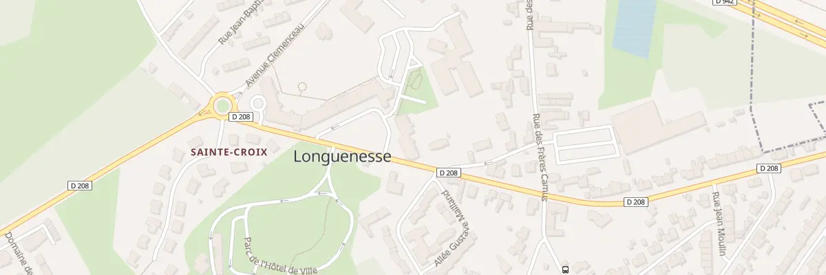 Plan du 2 Pl de l’Hôtel de Ville à Longuenesse