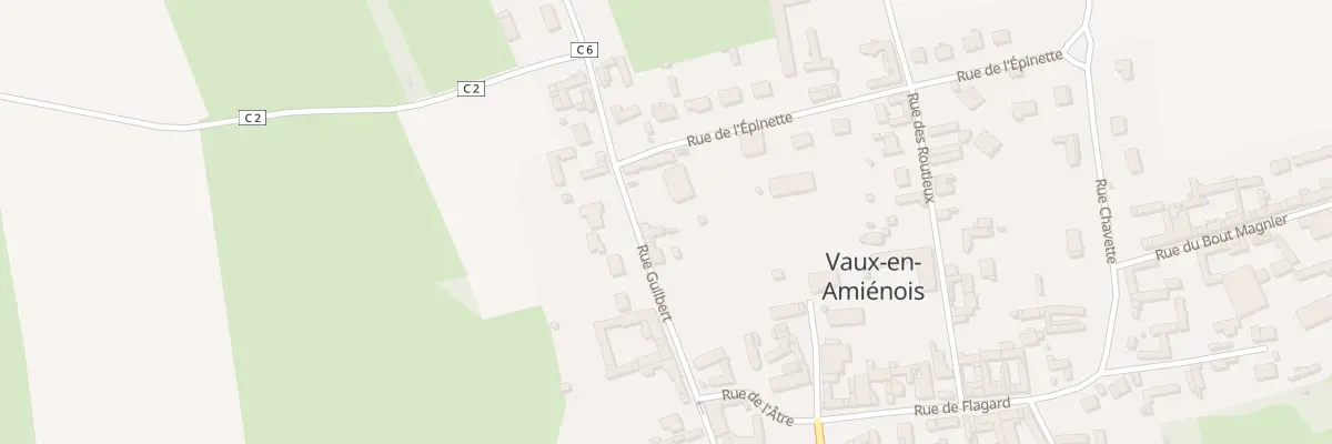Plan du 6 Rue Guilbert à Vaux-en-Amiénois