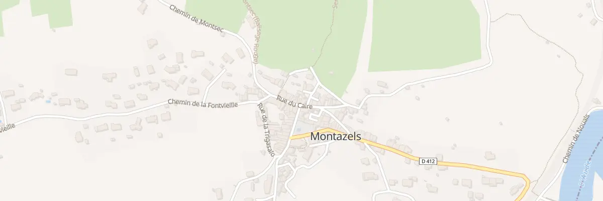 Plan du 12 Le Village à Montazels