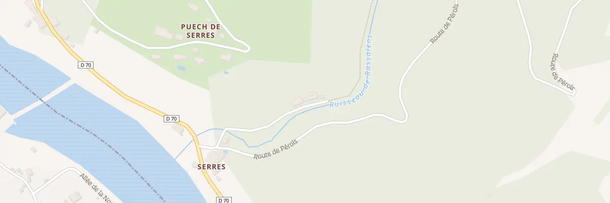 Plan du 145 Che de Rassalens à Saint-Grégoire