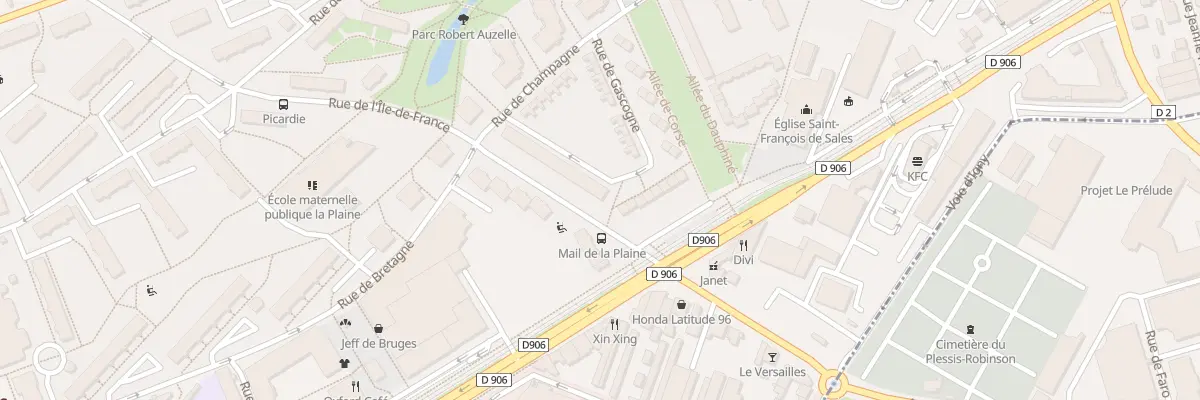 Plan du 17 Rue de Gascogne à Clamart