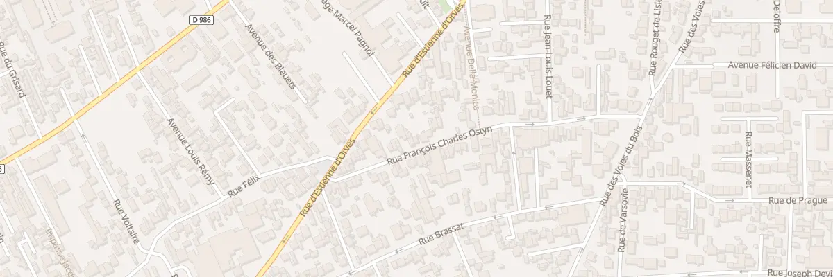 Plan du 72 Rue François Charles Ostyn à Colombes