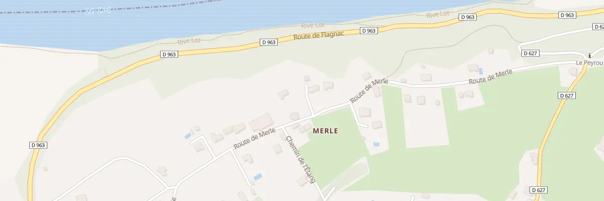 Plan du 5628 Merle à Flagnac