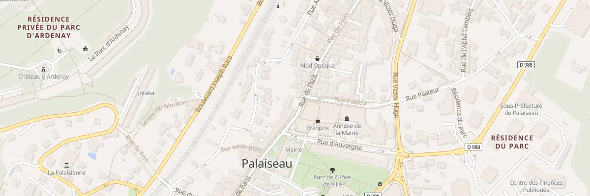 Plan du 78 Rue de Paris à Palaiseau