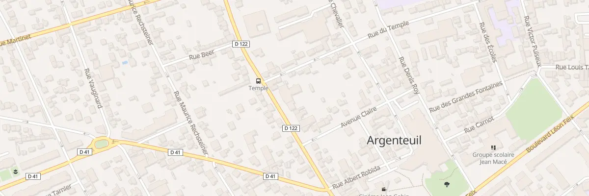 Plan du 22 Av de Verdun à Argenteuil