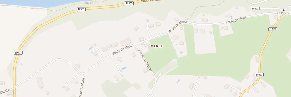 Plan du 620 Rte de Merle à Flagnac