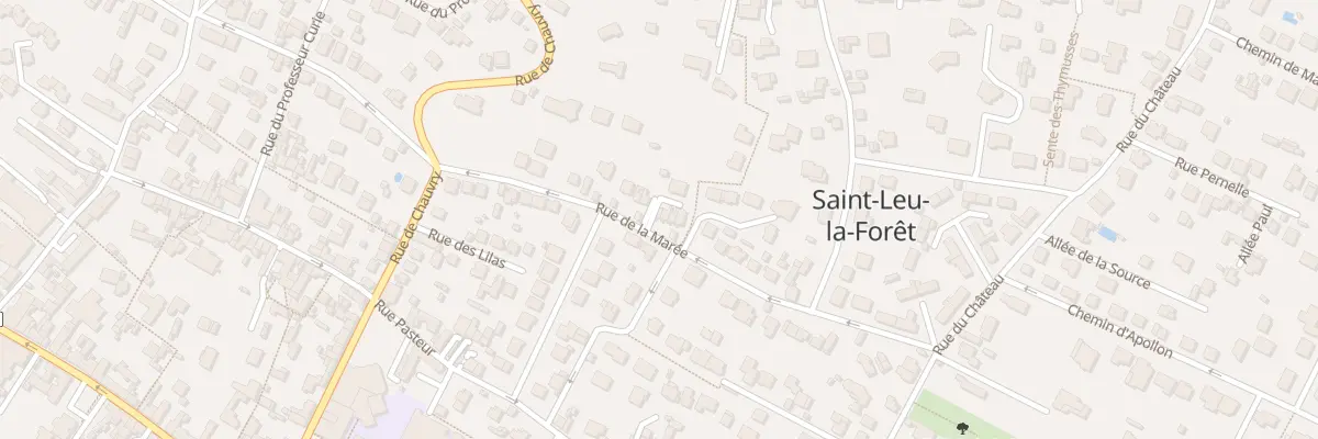 Plan du 32 Rue de la Marée à Saint-Leu-la-Forêt