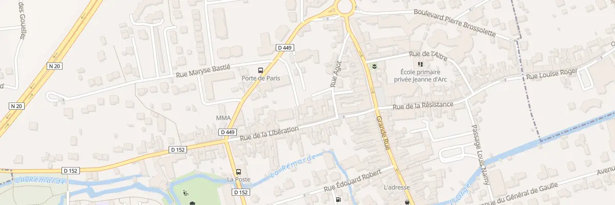 Plan du 10 Rue de la Libération à Arpajon