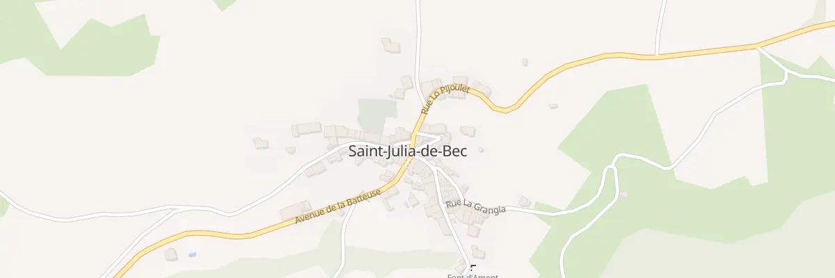 Plan du 26 Le Village à Saint-Julia-de-Bec