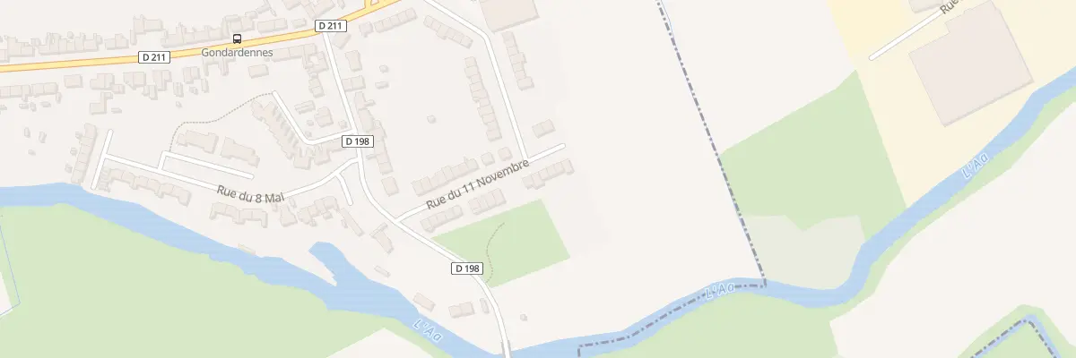 Plan du 22 Rue du Onze Novembre à Wizernes