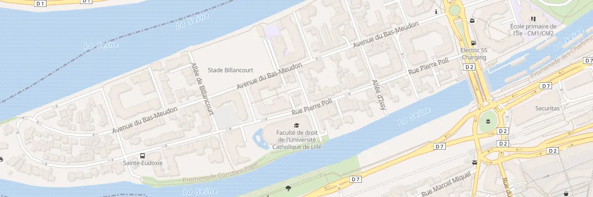 Plan du 41 All des Moulineaux à Issy-les-Moulineaux