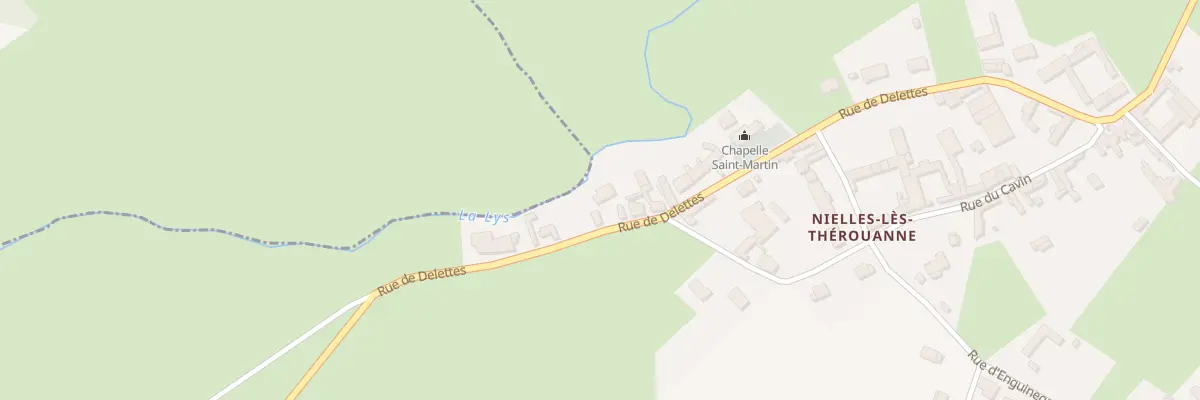 Plan du 19 Rue de Delettes à Thérouanne